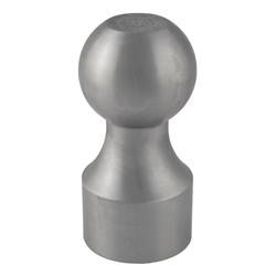 Hitch Ball, Weld-On Gooseneck Ball, Steel, Natural, 2 5/16 in. Diameter, 30,000 lbs., Each