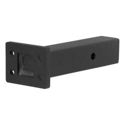 Pintle Mount, 20,000 lbs. GTW, 1-Position Mounting, 2 1/2 in. Square Receiver Mount, Steel, Black Carbide, Eac