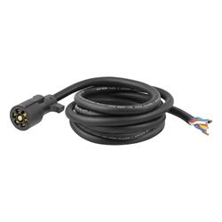 Vehicle Towing Harness Adapter, 7-pole Male Plug Type, 10 ft. Length Cord, Each