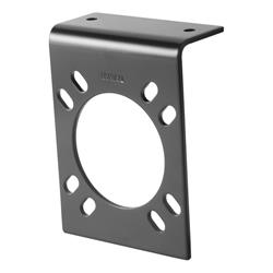 Mounting Bracket, 7-pole RV Socket, Steel, Black, Each