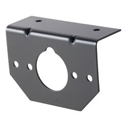 Mounting Bracket, 4, 5, 6 Round Socket, Steel, Black, Each