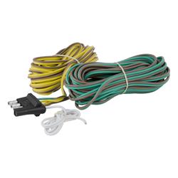 Trailer Wiring Harness, Main Type, Trailer Side 4-wire Harness with Male Plug, 240 in. Length, Each