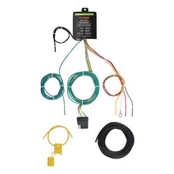 Vehicle Towing Harness Adapter, Taillight Converter Wiring, 2-wire To 3-wire, Kit