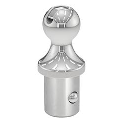 Hitch Ball, Steel, Chrome, Gooseneck, 2 5/16 in. Diameter, Ram, Ford, Each