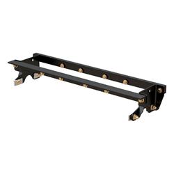 Gooseneck Hitch Installation Kit, Double Lock, 30,000 lbs. Capacity, Steel, Black Powdercoated, Ford, Kit