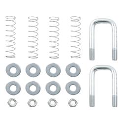 Safety Chain Bracket, Steel, Zinc Plated, Bolt-on, Kit