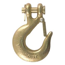 Safety Chain, Clevis Grab Hook, 1/4 in., 12,600 lb. Workload, Zinc, Each