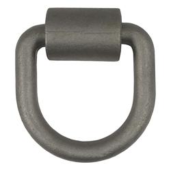 Cargo Tie Down Anchor, D-Ring, Steel, Natural, 18,000 lb. Capacity, Each