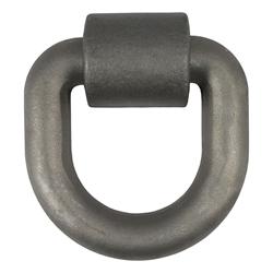 Cargo Tie Down Anchor, D-Ring, Steel, Natural, 46,760 lb. Capacity, Each