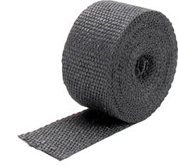 Exhaust and Header Wrap, Fiberglass Composite, Black, 2 in. Wide x 25 ft. Length, Each