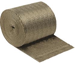 Exhaust and Header Wrap, Titanium, 6 in. Wide x 100 ft. Length, Each