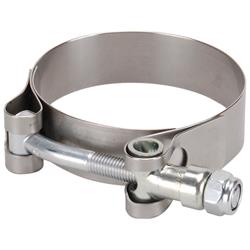 Exhaust Clamp, Band Clamp, 2.375 in. Diameter, Stainless Steel, Each
