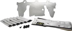 Fuel Rail Heat Cover, Aluminum, Natural, Six Fuel Injector Sleeves, 12 Injector O-rings, Jeep, 4.0L, Kit