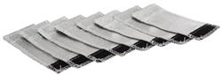 Heat Protection, Fuel Injector Reflective Heat Covers, Silver, Set of 8