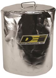 Reflective Aluminized 5 Gallon Metal Round Race Fuel Can Cover