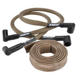 Heat Protection, Titanium Protect-A-Sleeve, 2,500 degrees F, Slip-on, Tan, 0.5 in Diameter, 48 in Length, Each