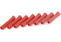 Spark Plug Boot Protectors, Protect-A-Boot, 6 in., Red, Set of 8