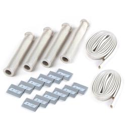 Heat Protection, Protect-A-Boot, Wire Kit, Silver, Shrink Tube, 4 Cylinder, Kit