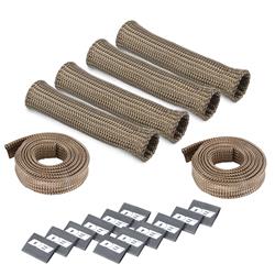 Heat Protection, Protect-A-Boot, Wire Kit, Titanium, Shrink Tube, 4 Cylinder, Kit