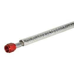 Heat Sleeve, Vapor Block Fuel Line Sleeve, 1,200 degrees F, Silver, 0.375 in. Diameter, 36 in. Length, Each