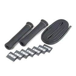 Spark Plug Boot Protectors, Protect-A-Wire Sleeving, Heat Protection, Slip-On, Black, 2 Cylinders, Kit