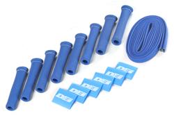 Heat Protection, Protect-A-Boot, Wire Kit, Blue, 25 ft. Protect-A-Wire, 25 Hi-Temp Shrink Tubes, Each