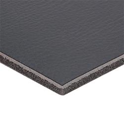 Boom Mat, Leather Look, Black Embossed