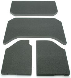 Boom Mat Sound Deadening, Headliner, Black, Jeep, 4 Door, Hardtop, Kit