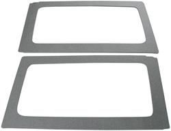 Sound Dampening Material, Gray, Rear Side Windows, JK, 2-door, Jeep, Kit