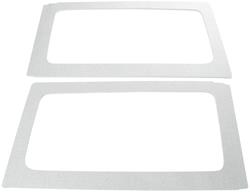 Sound Dampening Material, White, Rear Side Windows, JK, 2-door, Jeep, Kit