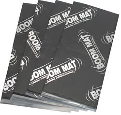 Control Mat, Sound Deadener, Boom Mat, Four Sheets, 6 in. x 12.50 in., Kit