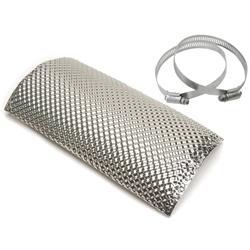 Exhaust Heat Shields, Pipe Shield, Stainless Steel, Insulated with 1/2 in. Stand Off Mounting, 6 in. x 12 in. Each