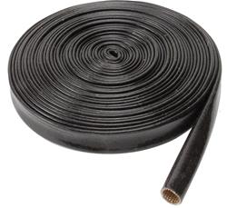 Spark Plug Wire Sleeve, 50 ft., Black, Glass Fiber, 10mm, Each