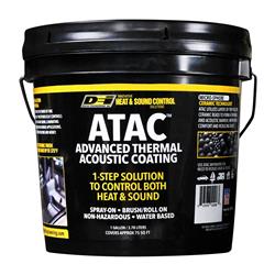 Thermal Barrier Coating, Sound Deadening/Insulation, Spray-on, Roll-on, Water-Based, 75 Sq. Ft., 1 Gallon, Each