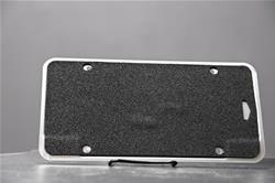 Sound Deadening Mat, License Plate Pad, Foam, Black, Pair