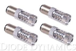 Light Bulbs, XP80, 1157 Bulb Style, LED, Red, Set of 4
