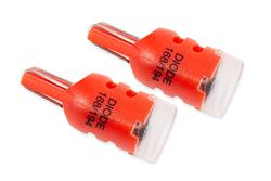 Light Bulbs, HP3, 194 Bulb Style, LED, Red, Pair