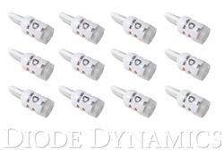 Light Bulbs, HP5, 194 Bulb Style, LED, Pure White, 5000K Color Temperature, Set of 12