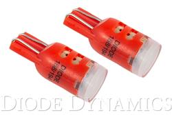 Light Bulbs, HP5, 194 Bulb Style, LED, Red, Pair