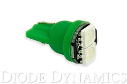 Light Bulbs, SMD2, 194 Bulb Style, LED, Green, Each