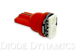 Light Bulbs, SMD2, 194 Bulb Style, LED, Red, Each