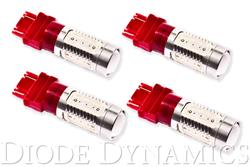 Light Bulbs, HP11, 3157 Bulb Style, LED, Red, Set of 4