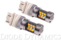 Light Bulbs, HP24 Switchback, 3157 Bulb Style, LED, Cool White, 6000K Color Temperature, Pair