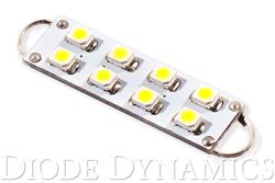 Light Bulbs, SML8, Festoon Bulb Style, LED, Cool White, 6000K Color Temperature, Each