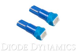 Light Bulbs, SMD1, 74 Bulb Style, LED, Blue, Pair