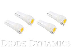 Light Bulbs, SMD1, 74 Bulb Style, LED, Warm White, 3000K Color Temperature, Set of 4