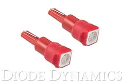 Light Bulbs, SMD1, 74 Bulb Style, LED, Red, Pair