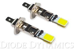 Light Bulbs, COB12, H1 Bulb Style, LED, Amber, Pair