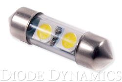 Light Bulbs, SMF2, Festoon Bulb Style, LED, Amber, Each