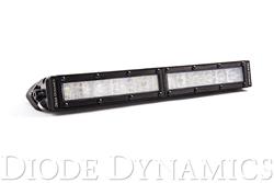 12 Inch LED Light Bar Single Row Straight Clear Wide Each Stage Series